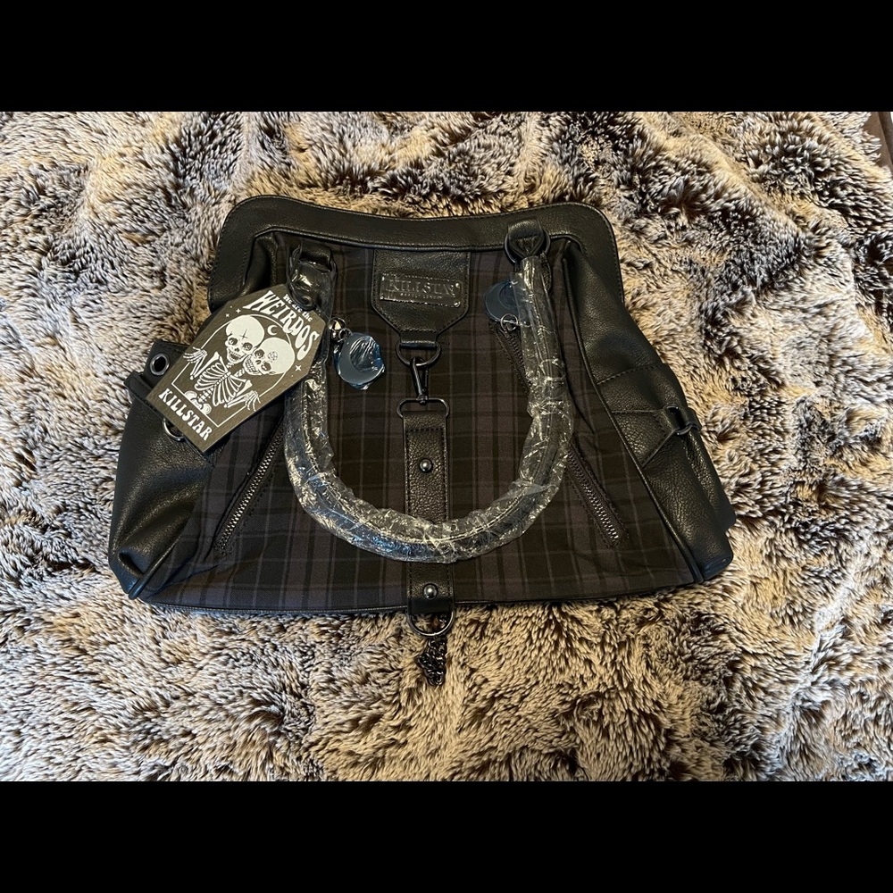 Killstar Tartan Darklands Handbag Purse